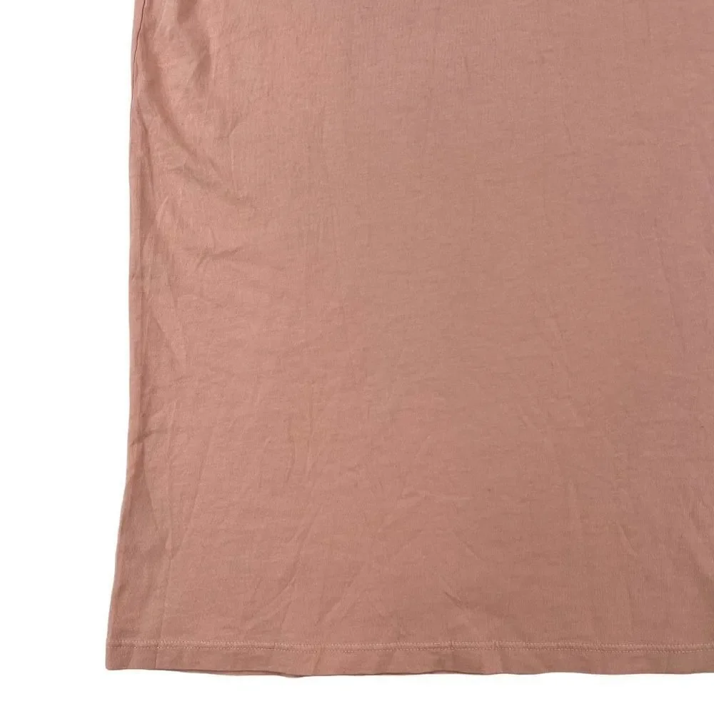 New ONE BXWD Los Angeles Men Salmon Pink Cotton Short Sleeve T-Shirt US L USA - Picture 7 of 7
